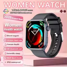 2025 New Nursing Grade Women AI Smart Diagnosis Smart Watch HRV+PPG Blood Pressure Heart Rate Health Monitor IP68 NFC Smartwatch