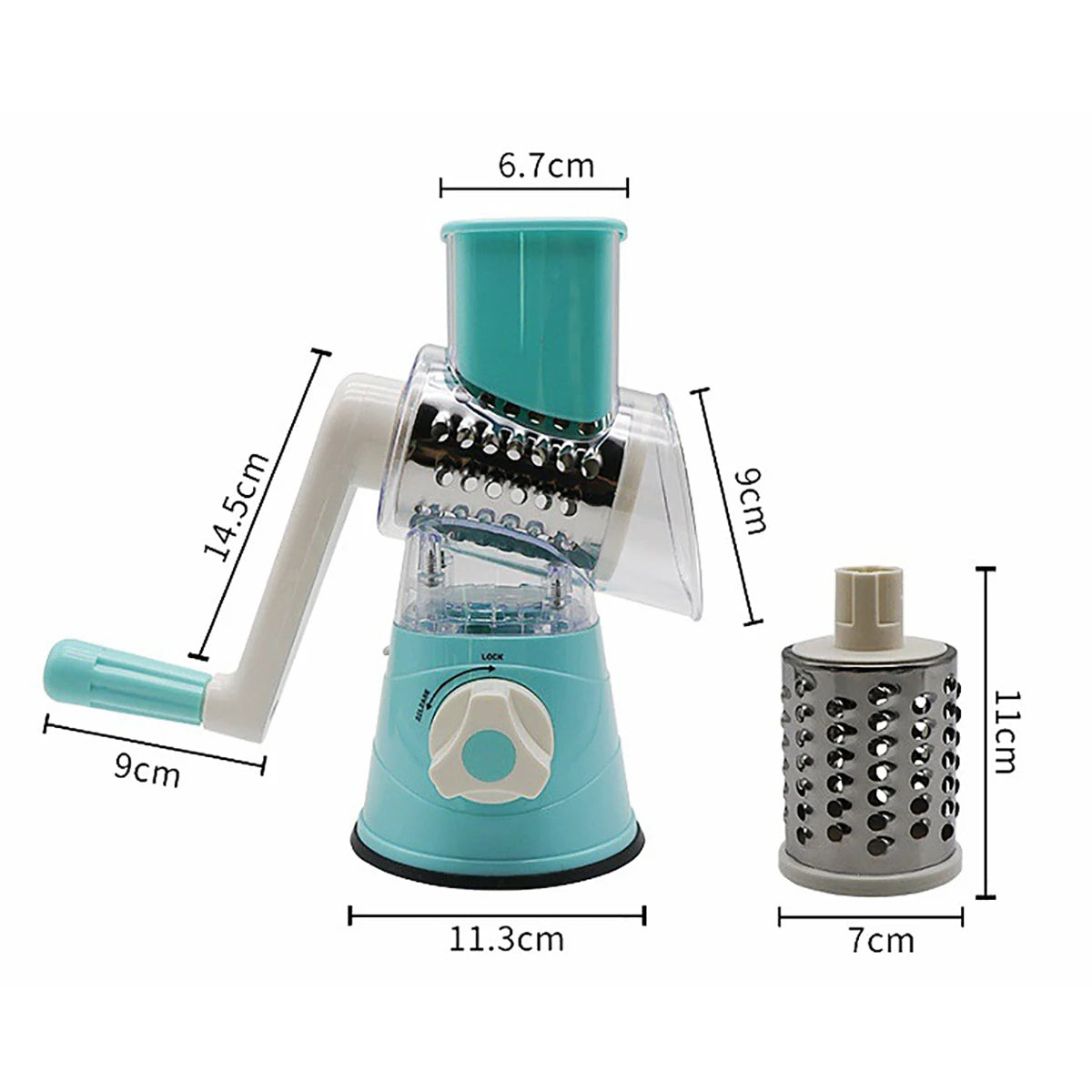 Multifunctional Vegetable Slicer Shredder Cutter